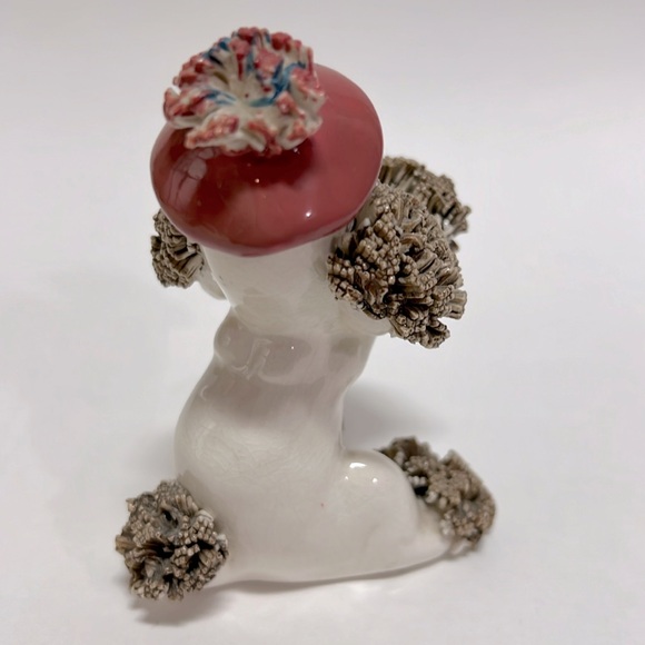 Vintage Wales 1950’s Porcelain Spaghetti Poodle made in Japan Figurine. - Picture 4 of 10